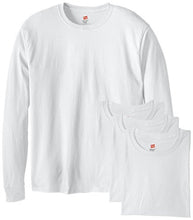 Load image into Gallery viewer, Hanes Men's 4 Pack Long Sleeve Comfortsoft T-Shirt, White, XX-Large