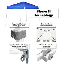 Load image into Gallery viewer, E-Z UP SR9104BL Sierra II 10 by 10-Feet Canopy, Blue, Royal Blue, 10' x 10'