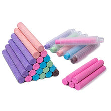 Load image into Gallery viewer, KAYIVA Dustless Chalkboard Chalk Twistable Non-Toxic Colored Chalk for Kids toddlers Drawing Writing on School Chalkboard Blackboard, 6 Pack