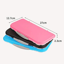 Load image into Gallery viewer, 18-Wells Watercolor Paint Palette,Premium Moisturizing foldable Travel Portable Folding Paint Palette Box (BLUE, 18-WELLS)