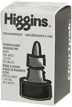 Load image into Gallery viewer, Higgins Pigmented Drawing Ink, Black, 1 Ounce Bottle (44021)