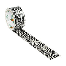 Load image into Gallery viewer, Duck Brand 1398132 Printed Duct Tape Single Roll, 1.88 Inches x 10 Yards, Zebra