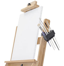 Load image into Gallery viewer, Brush Grip Paintbrush Holder and Drying Rack/Caddy, Painting Supplies (Black)