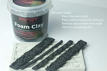 Load image into Gallery viewer, Moldable Foam Clay by Bendt Cosplay- Light Weight, Air Dries Dense Like EVA Foam, Sands and Paints Easily, Non-Toxic (Black, 300g)