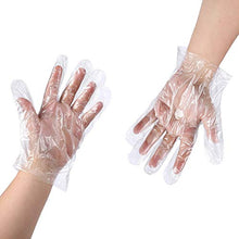Load image into Gallery viewer, 500 PCS Plastic Disposable Gloves, Transparent, One Size Fits Most,by Brandon-super