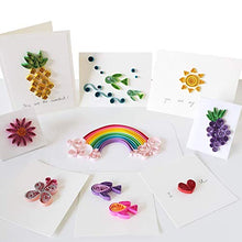 Load image into Gallery viewer, MY CREATIVE CAMP Beginner's Quilling Kit - DIY Craft Kit for Kids and Adults - 10 Projects with Easy Instructions, Storage Box, Glitter, Tools, Paper Strips, Shape Chart, Reference Guide, Accessories