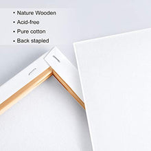 Load image into Gallery viewer, MIAHART Multi-Pack Stretched White Blank Canvas 8 Pack Artist Blank Canvas Frame in 4x4", 6x8", 8x12",12x16" for Acrylic, Oil Water Painting Board Wet or Dry Art Media Artists