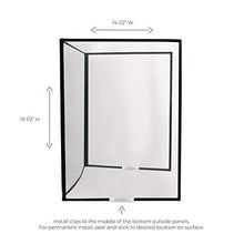 Load image into Gallery viewer, Risch - Shield – Desk Desk Shield - Portable Clear Vinyl Protective Shield for Use in Classrooms, on Desks or at Tables- 14.5" x 19.5" - Made in USA