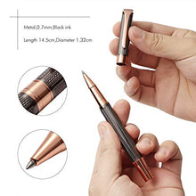 Load image into Gallery viewer, Ballpoint 1.0mm Rollerball 0.7mm Pen Set With Black Ink,Smooth and Easy Writing Metal Pen for Great Birthday,Graduation,Pack of 2 Pens with 2 Extra Refills