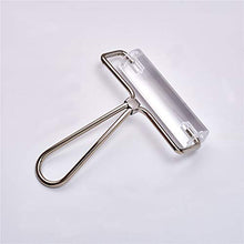 Load image into Gallery viewer, 1 Piece 10cm Acrylic Brayer Clear Acrylic Clay Roller with Steel Handle Clay Rolling Pin Polymer Clay Stamping Tool Roller Brayer