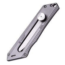 Load image into Gallery viewer, TACRAY Titanium Utility Knife, a Multi-Functional Box Cutter with Retractable and Replaceable Blade, Clip Knife for Daily Cutting Tasks