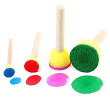 Load image into Gallery viewer, IELEK Kids Art & Craft Painting Drawing Tools Mini Flower Sponge Brush Set Fun Kits Early DIY Learning