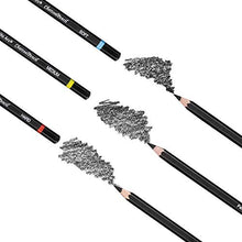 Load image into Gallery viewer, Pacific Arc Premium Charcoal Drawing Pencils for Artists - 6 Pieces Soft Medium and Hard - Charcoal Pencils for Drawing, Sketching and Shading - Great Non Toxic Art Supplies Set for Adults and Kids