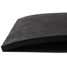 Load image into Gallery viewer, Black EVA Foam Sheets Roll, Cosplay Foam for Crafts (10mm, 13.75 x 38.5 in)