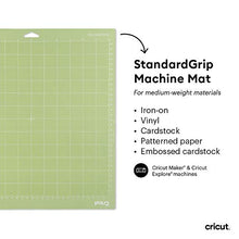 Load image into Gallery viewer, Cricut 3PACK Standardgrip Cutting Mat 12X12 3 Pack AMZ, 12"x12", Green, 3 Count