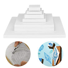 Load image into Gallery viewer, Cren 8 Pack White Rubber Carving Blocks Printing Linoleum Block Soft Craft Tools for DIY Carving Printing Stamping