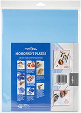 Load image into Gallery viewer, Grafix Impress Print Media 9 x 12”, Pack of 3 – Transparent, Lightweight, Non-Porous .030” Polyester Monoprinting Surface, Economical Alternative to Metal or Glass Plates, 9" x 12", Clear