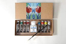 Load image into Gallery viewer, Maimeri Polycolor Vinyl Paints - Intro Set, Set of 8 Colors, 20 ml tubes