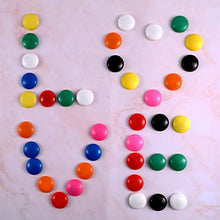 Load image into Gallery viewer, Patelai 48 Pieces Mini Fridge Magnets Round Magnetic Button Whiteboard Magnets Office Magnets, 8 Colors