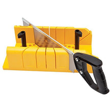 Load image into Gallery viewer, Stanley 1-20-600 Saw Storage Miter Box with Saw, Black