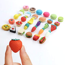 Load image into Gallery viewer, Mr. Pen- Food Erasers, Erasers, 30 Pack, Puzzle Erasers, Take Apart Erasers, Fruit Erasers, Pull Apart Erasers, Erasers for Kids, Fun Erasers, Gifts for Kids, Prizes for Kids Classroom, Pencil Erasers