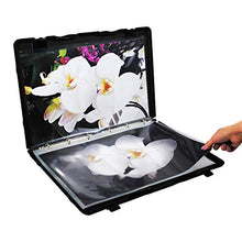 Load image into Gallery viewer, UniKeep Large Binder with Pages (11 x 17) - Black - Fully Enclosed Case Binder