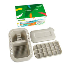 Load image into Gallery viewer, MyLifeUNIT Multifunction Paint Brush Basin with Brush Holder and Palette