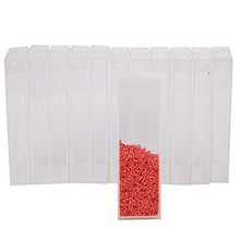 Load image into Gallery viewer, The Beadsmith Personality Case - Clear Storage Organizing System 6.25 x 4 x 1.4 inches - Includes 12 flip top Boxes 1 x 3.75 inches Each, for organizing and Storage