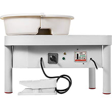 Load image into Gallery viewer, Mophorn Pottery Wheel 25CM Pottery Forming Machine 280W Electric Wheel for Pottery with Foot Pedal and Detachable Basin Easy Cleaning for Ceramics Clay Art Craft DIY