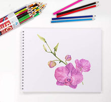 Load image into Gallery viewer, Bellofy 2 x Large Mixed Media Sketchbook 11x14 Inch - Art Paper Pads, 20 Sheets/Pad | 98 lb 160gsm | Spiral Sketchpad for Multimedia - Acrylic Pencil Pen Watercolor | Art Supplies
