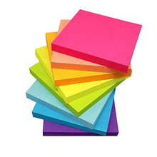 Load image into Gallery viewer, (8 Pack) Sticky Notes 3x3 Inches,Bright Colors Self-Stick Pads, Easy to Post for Home, Office, Notebook, 8 Pads/Pack