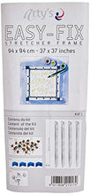 Load image into Gallery viewer, PEBEO Arty's Easy Fix Stretcher Frame for Silk Painting - Large 37 by 37-Inch Size, Adjustable to Fit Most Projects, Art and Crafts Supplies