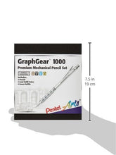 Load image into Gallery viewer, Pentel Arts GraphGear 1000 Premium Gift Set with Refill Leads & Erasers (PG1000BXSET) , Black , 0.3mm, 0.5mm, 0.7mm, 0.9mm