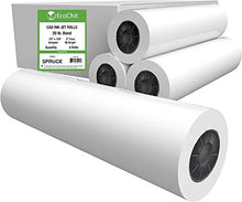 Load image into Gallery viewer, EcoChit 24" x 150' CAD Inkjet Bond Paper Rolls, 92 Bright 20lb, 2" core, 4 Rolls per Case