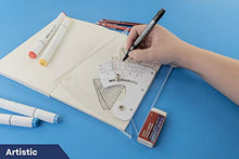 Load image into Gallery viewer, Pacific Arc Adjustable 8 Inch Triangle Plain Edge for Drafting, Architect, Engineer