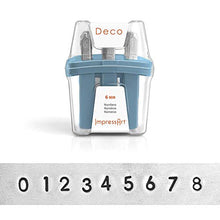Load image into Gallery viewer, ImpressArt - Deco Number Metal Stamps Set, 6mm