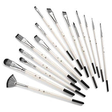 Load image into Gallery viewer, Artist Paint Brushes for Acrylic Painting, Watercolor and Gouache – Painting Brush Set – Acrylic and Watercolor Brushes