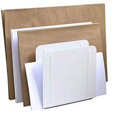 Load image into Gallery viewer, Acrimet Desk Metal File Sorter 4 Sections (White Color)