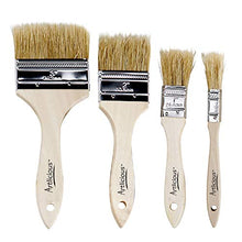 Load image into Gallery viewer, Artlicious - Pure Hog Bristle Chip Paint Brushes Super Pack (Assorted Sizes - 24 Pack)