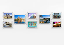 Load image into Gallery viewer, Wexel Art Gallery: Hall Magnetic Single Panel Framing Grade Acrylic Floating Frame Set with Silver Hardware, Set of 8