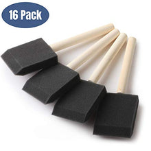 Load image into Gallery viewer, Bates- Foam Paint Brushes, 16pcs, 2 Inch, Sponge Brushes, Sponge Paint Brush, Foam Brushes, Foam Brushes for Painting, Foam Brushes for Staining, Paint Sponges, Foam Sponge Brush