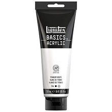 Load image into Gallery viewer, Liquitex BASICS Acrylic Paint, 8.45-Oz Tube, Titanium White