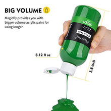 Load image into Gallery viewer, Magicfly Bulk Acrylic Paint Set, 14 Rich Pigments Colors (240 ml/8.12 fl oz.), Non-Fading, Non-Toxic Craft Paints for Painting on Canvas, Ideal for Kids, Artist & Hobby Painters