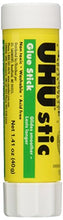 Load image into Gallery viewer, UHU 99655 Glue Stick, 1.41 oz, Pack of 6, Clear/ White