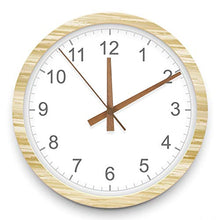 Load image into Gallery viewer, 3 Pieces Quartz Clock Movement with 3 Types of Walnut Wood Clock Hands Clock Movement Replacement Kit Suitable for Clock (14 Inch)