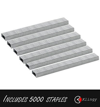 Load image into Gallery viewer, Long Reach Stapler - 20 Sheets Capacity, 210 Staples Capacity - Adjustable up to 12” - Perfect for Binding Books, pamphlets, brochures and Stapling (Bundle - Stapler with 5000 Staples)