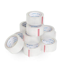 Load image into Gallery viewer, JARLINK Clear Packing Tape (12 Rolls), Heavy Duty Packaging Tape for Shipping Packaging Moving Sealing, 2.7mil Thick, 1.88 inches Wide, 60 Yards Per Roll, 720 Total Yards