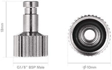 Load image into Gallery viewer, ABEST Airbrush Quick Release Coupling Disconnect Adapter Kit with 1/8" 5 Male and 1 Female Fittings