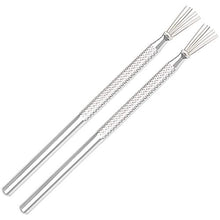 Load image into Gallery viewer, pengxiaomei 2pcs Clay Needle Tools, Feather Wire Texture Tool for Clay Pottery Sculpting Texturing Modeling Tools