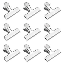 Load image into Gallery viewer, Heavy Duty Chip Bag Clips - LEYOSOV Chip Clips 9 Pack, with 3 Pack Magnetic Clips, Perfect for Air Tight Seal Food Bags and Chip Bags